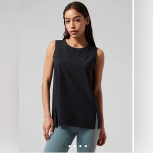 Athleta Zephyr Refined Tank Black Size Small
